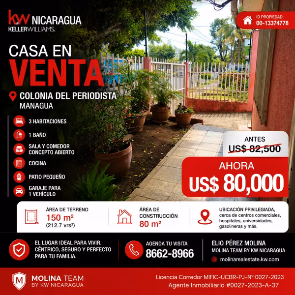 HOUSE FOR SALE IN THE JOURNALIST'S COLONY