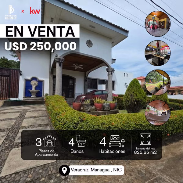 PD- ¡EXCLUSIVA RESIDENCIA EN VENTA EN RESIDENCIAL LA CASCADA, VERACRUZ!