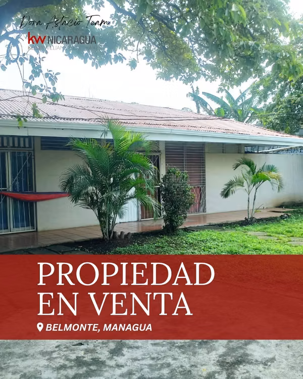¡En venta! Propiedad comercial ubicada en Belmonte, Managua.