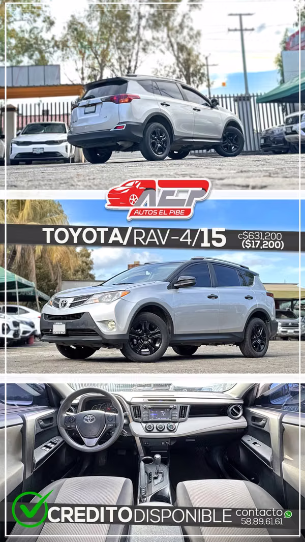 RAV4 2015 AUTOMÁTICA UNICA DUEÑA IMPECABLE