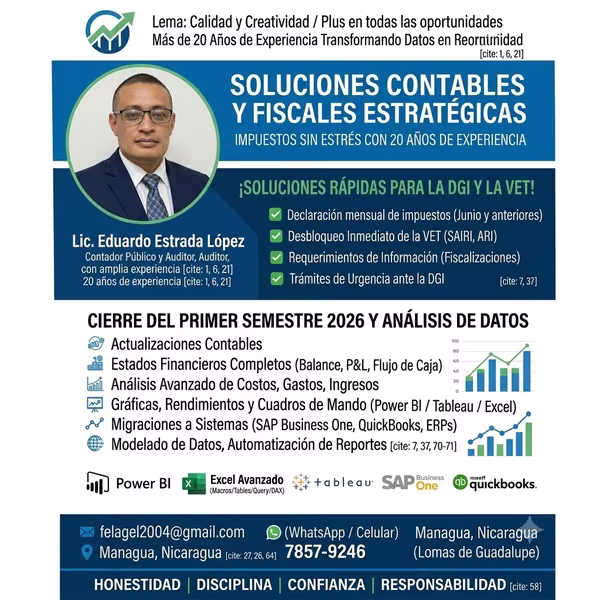 Contador-Analista de Datos y Defensor Fiscal
