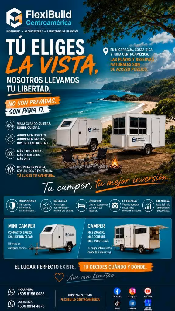 Campers y Mini Campers en Nicaragua | Diseño Personalizado