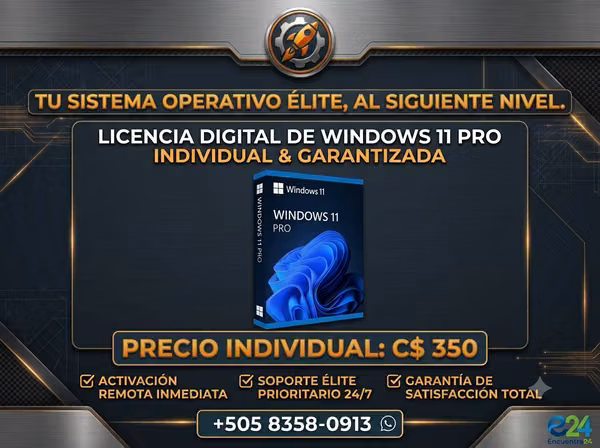  Windows 11 Pro (Licencia Digital Permanente)
