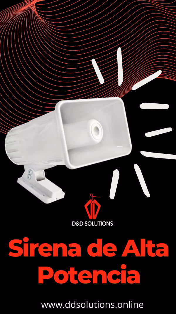 High Power Siren for Security Systems
