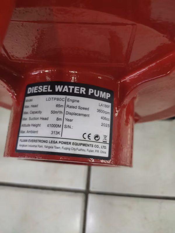 MOTORBIKE DIESEL PUMP 10HP ALTAPRESSURE