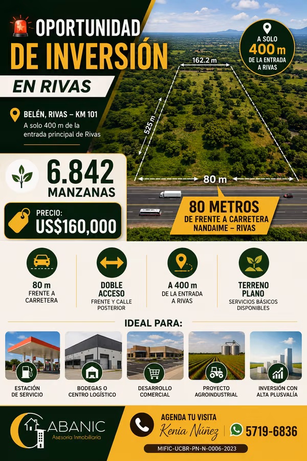 UNIQUE INVESTMENT OPPORTUNITY IN RIVAS