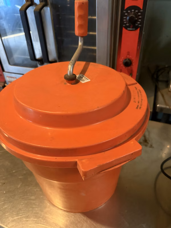 Secadora centrifugadora de ensalada de lechuga
