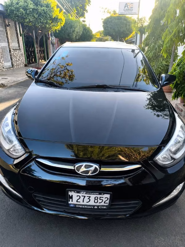 HYUNDAI ACCENT BLUE 2017