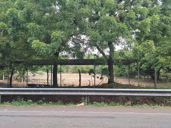 SE VENDE TERRENO SOBRE CARRETERA A PONELOYA