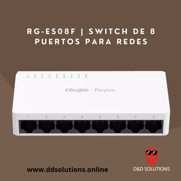 Switch Ruijie Reyee RG-ES08F 8 Puertos