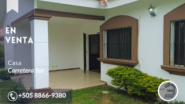 En venta preciosa casa en carretera sur