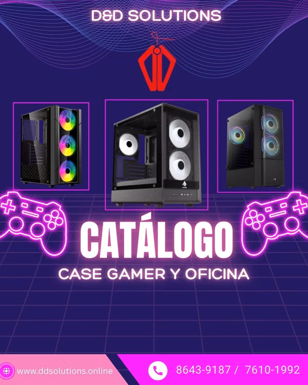 Gabinetes de PC, Gamers y de oficica