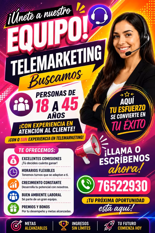 Agente telemarketing