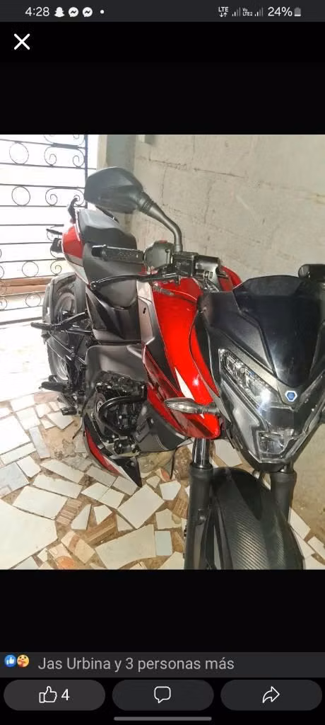 Vendo linda moto