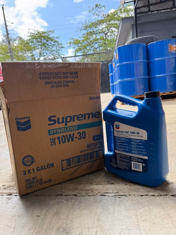 Aceite 10w30 supreme chevron