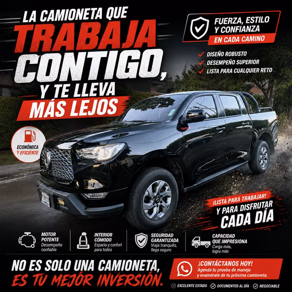 ¡OPORTUNIDAD POR VIAJE! GWM POER 2024 - PRECIO INCREIBLE