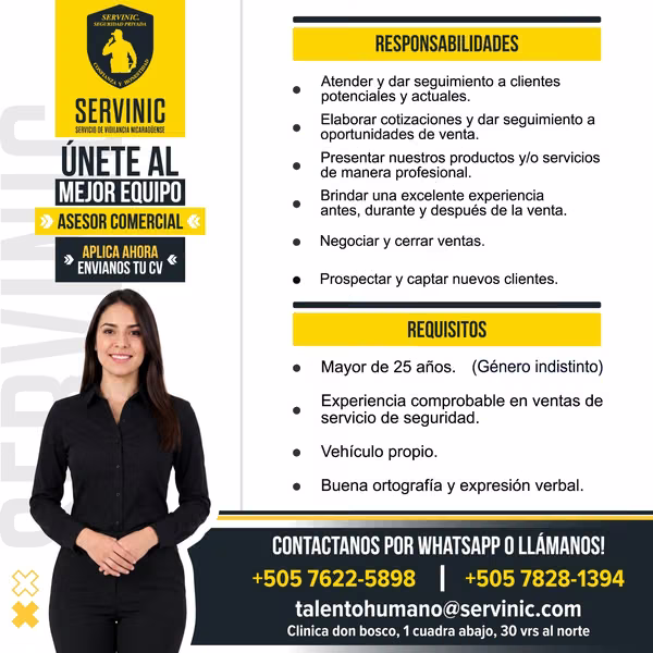 Asesora de Ventas