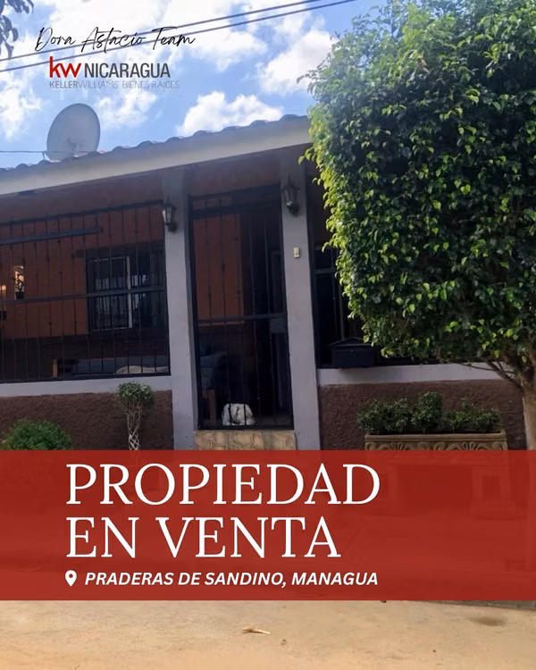 ¡En venta! Casa dentro de Urbanización Praderas de Sandino, Managua.