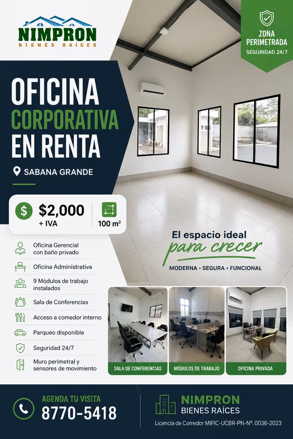 It rents corporate office
