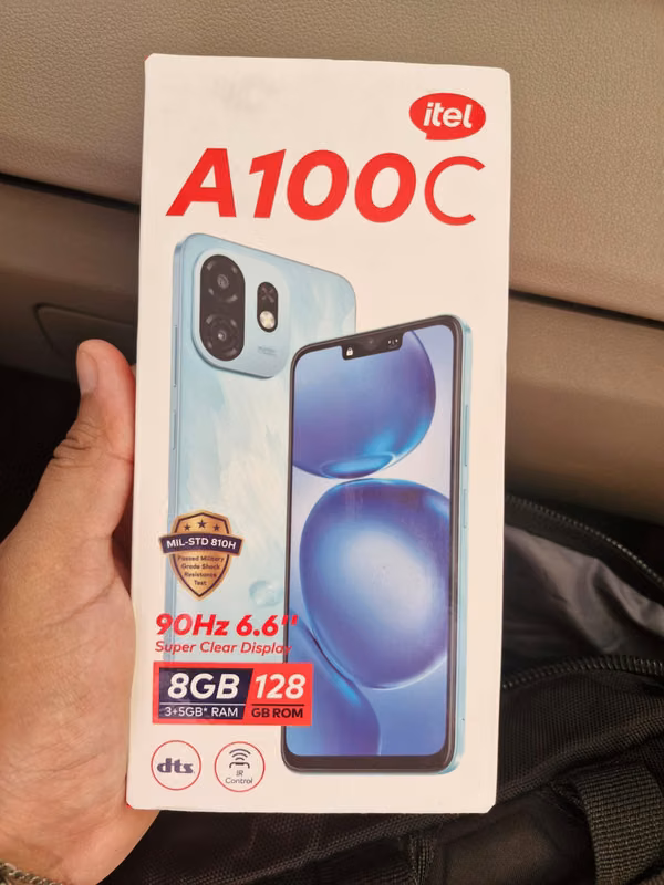 Cell itel A 100 new in your box
