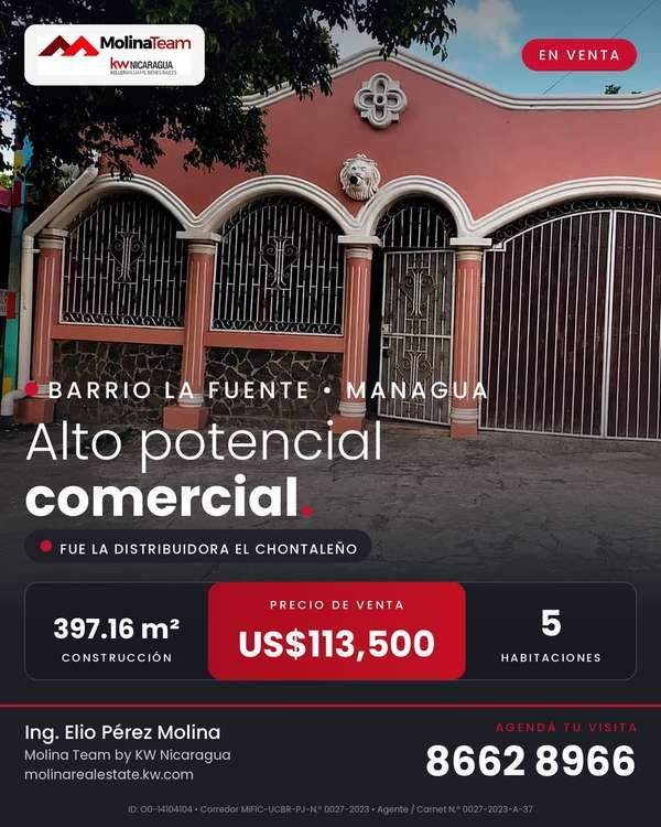 EXCLUSIVE PROPERTY FOR SALE - THE SOURCE, MANAGUA