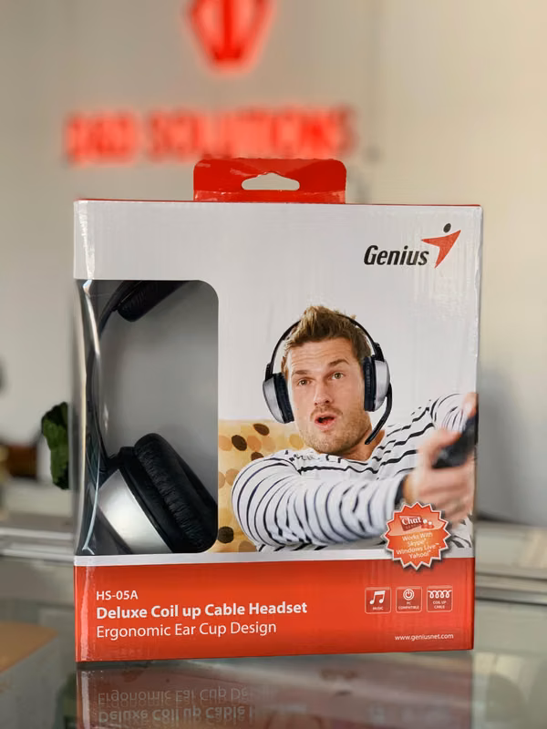 Audífonos con Micrófono Genius HS-05A
