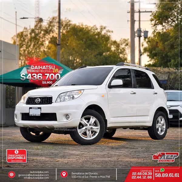 TERIOS 2016 4X4 IMPECABLE EL MEJOR QUE HALLARAS AHORA MISMO!