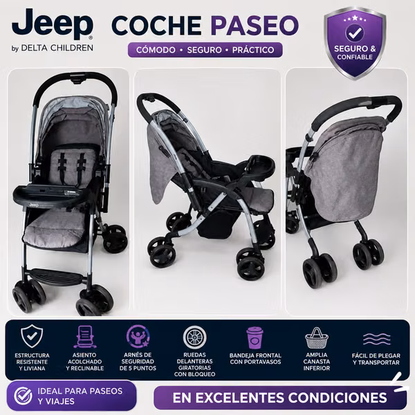 Coche marca Jeep by Delta Children 