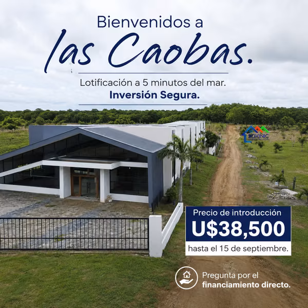Lotes of Land for sale 5 minutes from the sea
