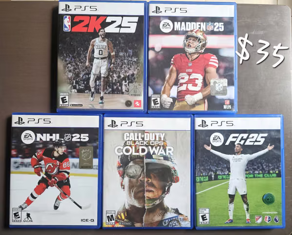 Juegos de PS5 y Nintendo Switch
