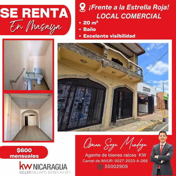  ¡Oportunidad única para tu negocio en Masaya! 