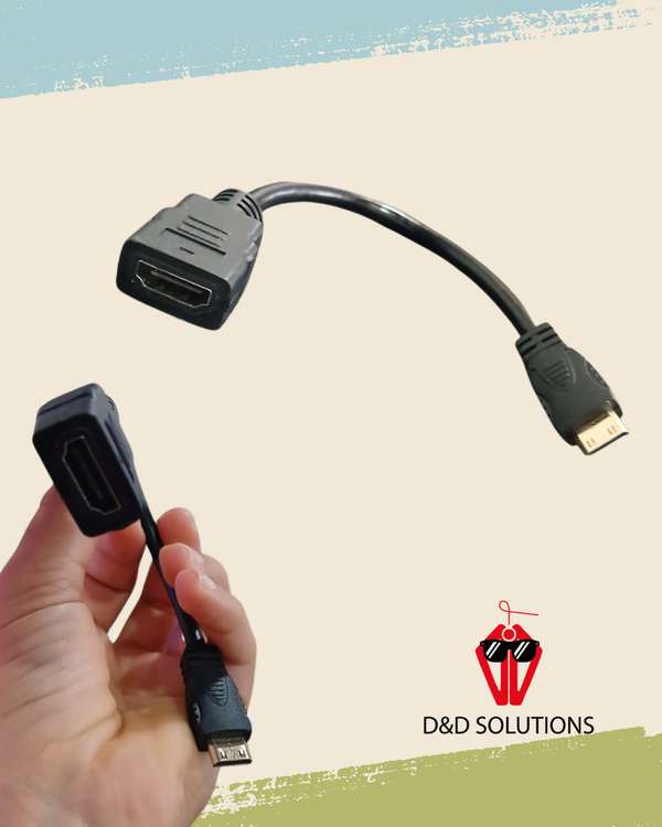 Mini HDMI adapter to HDMI
