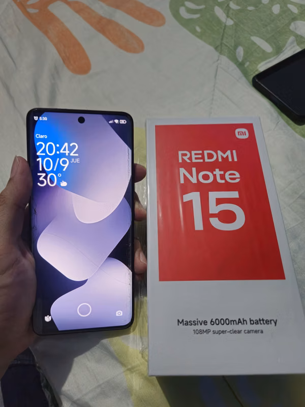  Xiaomi Redmi Note 15 (128GB) - ¡Batería de 6000mAh y Cámara 108MP!