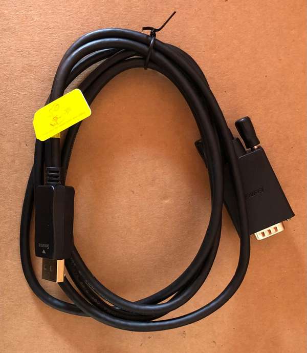  Cable DisplayPort a VGA de 1.8M de largo