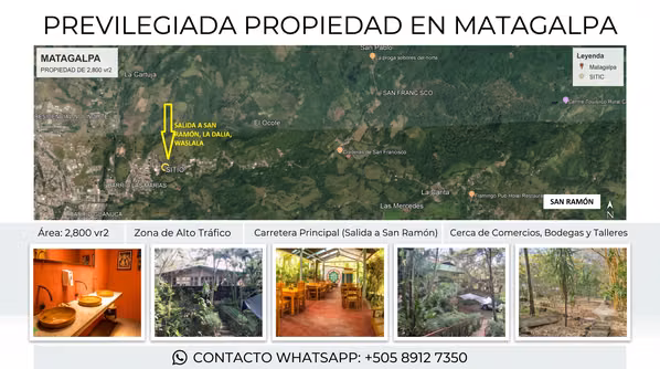 EXCELLENT COMMERCIAL LOCATION IN MATAGALPA