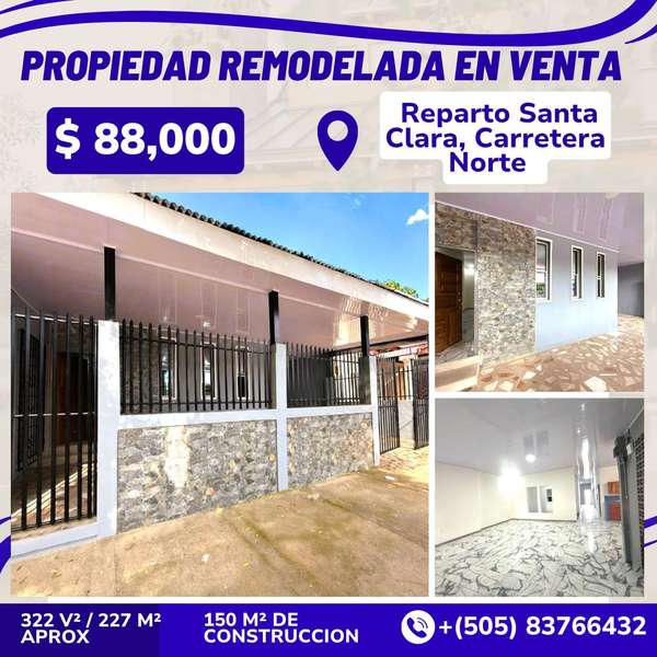 EM-remodeled property for sale, Reparto Santa Clara Carretera Norte