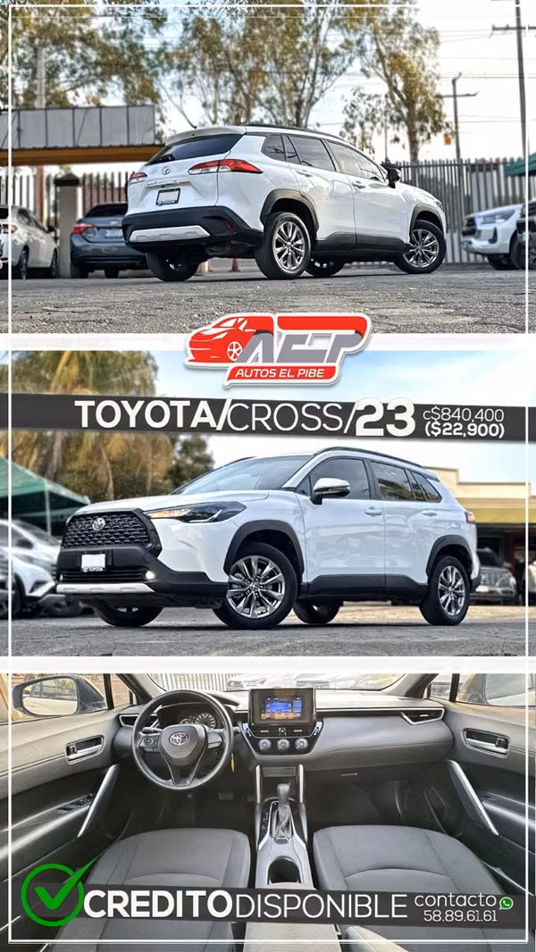 COROLLA CROSS 2023 ATM AS NEW THE BEST THAT YOU WILL FIND THIS YEAR TAKE ADVANTAGE OF