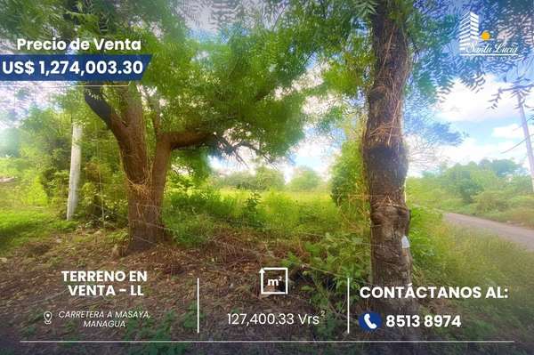 Land for Sale on Road to Masaya Km 14 - LL