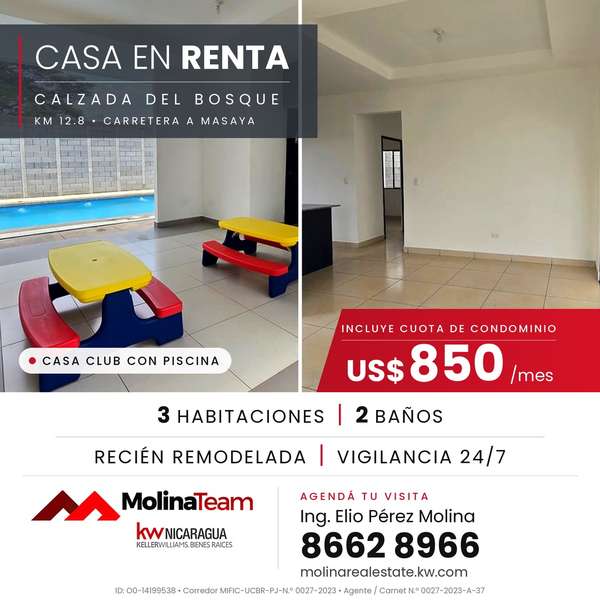 HOUSE IN RENT - 124; RESIDENTIAL FOREST