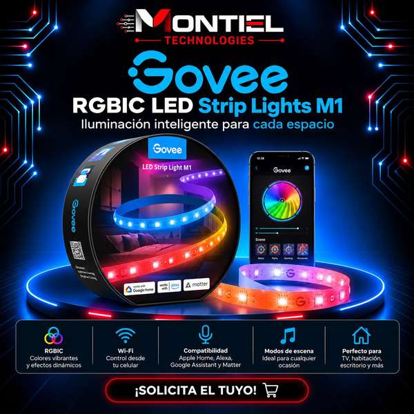 Govee RGBIC LED Strip Lights M1 16.4ft - LED Pull Wi-Fi Smart