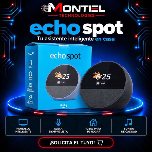 Smart-screen speaker Echo Spot 2026 (Updated)