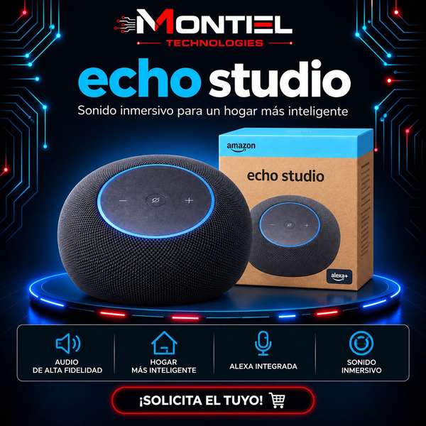 Intelligent speaker with Immersive Sound Amazon Echo Studio