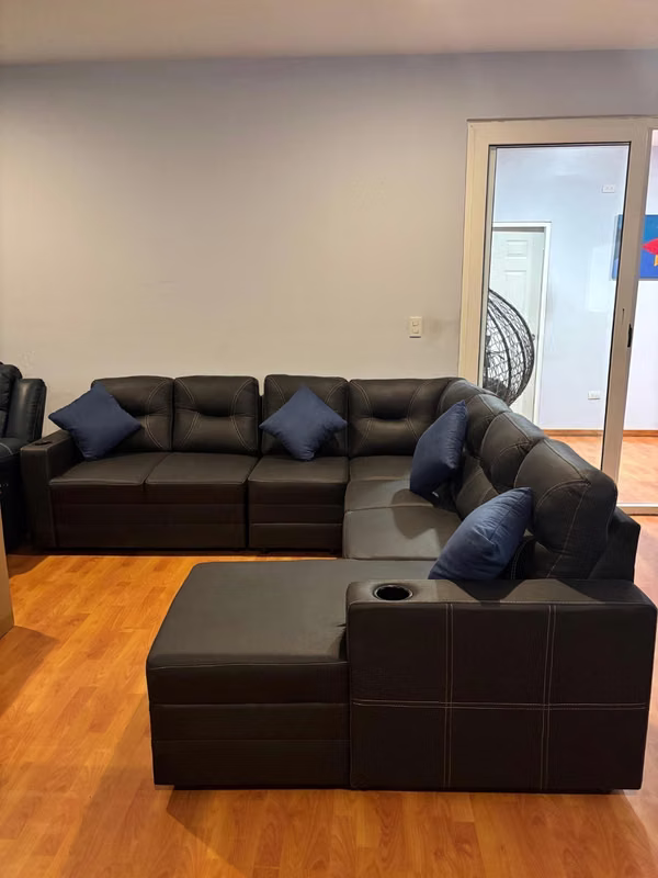 Sala modular esquinera 