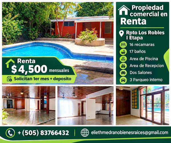 EM-Propiedad Comercial en Renta, Los Robles – I Etapa 