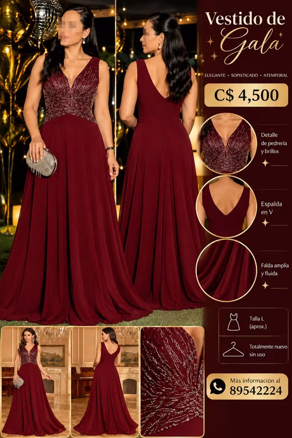 NEW GALA DRESS - SIZE L