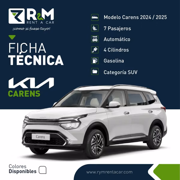 Available rental vehicles