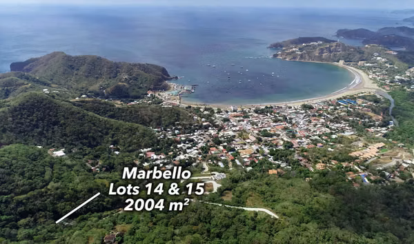 Marbello Lots 14 & 15 - Prime Land for Sale in San Juan del Sur, Nicaragua