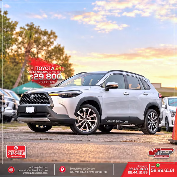 COROLLA CROSS HÍBRIDA FULL FULL COMO NUEVA PRECIOSA