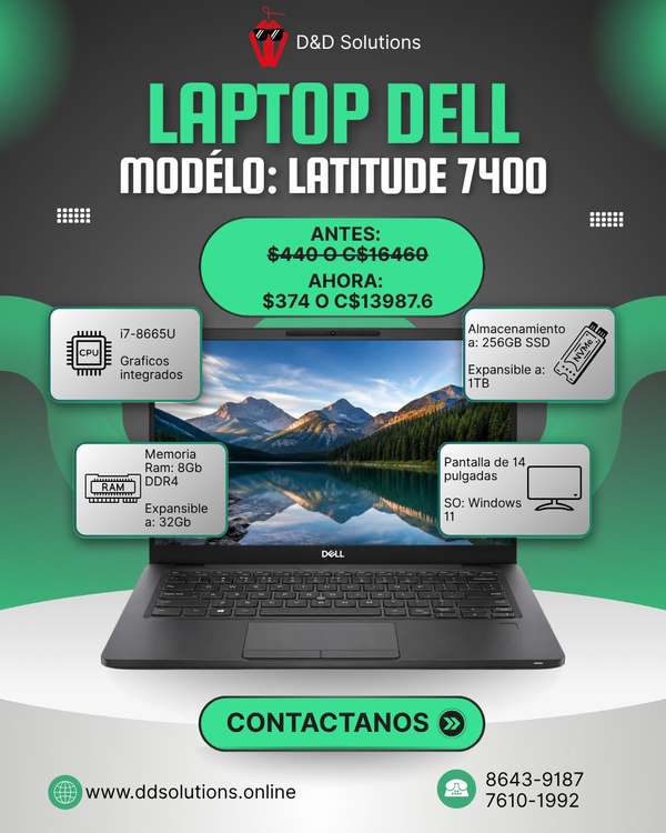 Laptops Dell models Latitude and Visto