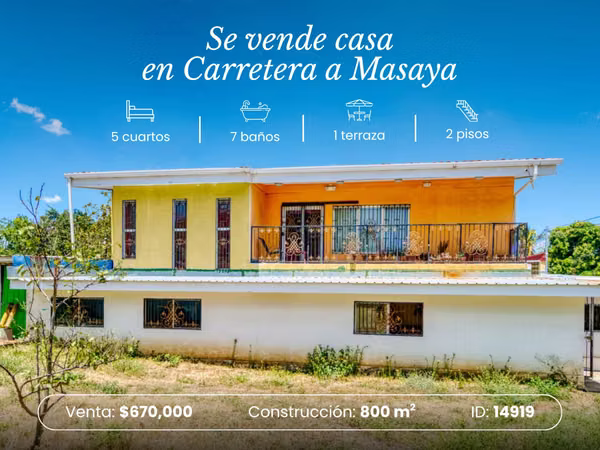 Large house with pool in Carretera to Masaya